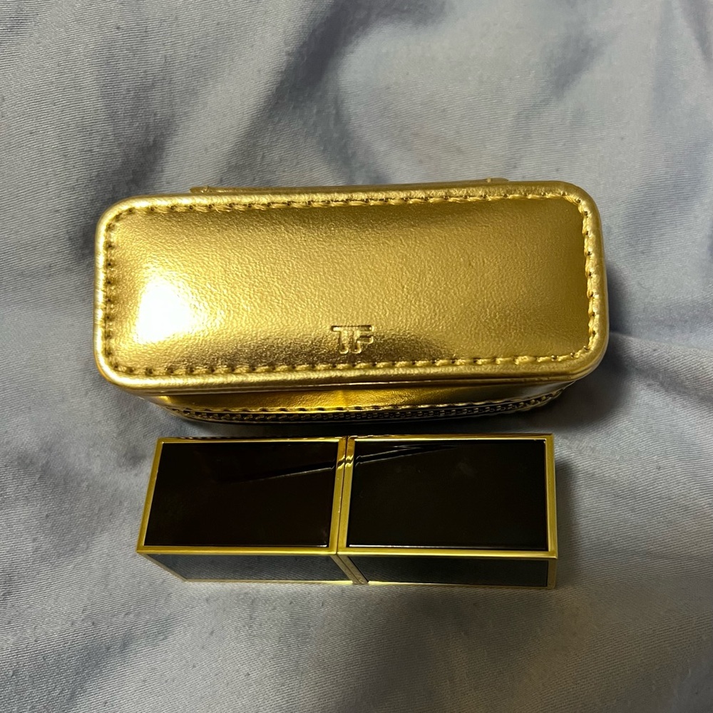 Tom Ford Gold Lipstick Case